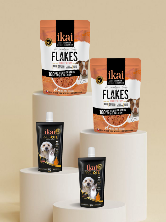 PACK PERRO: 2 FLAKES + 2 ACEITES