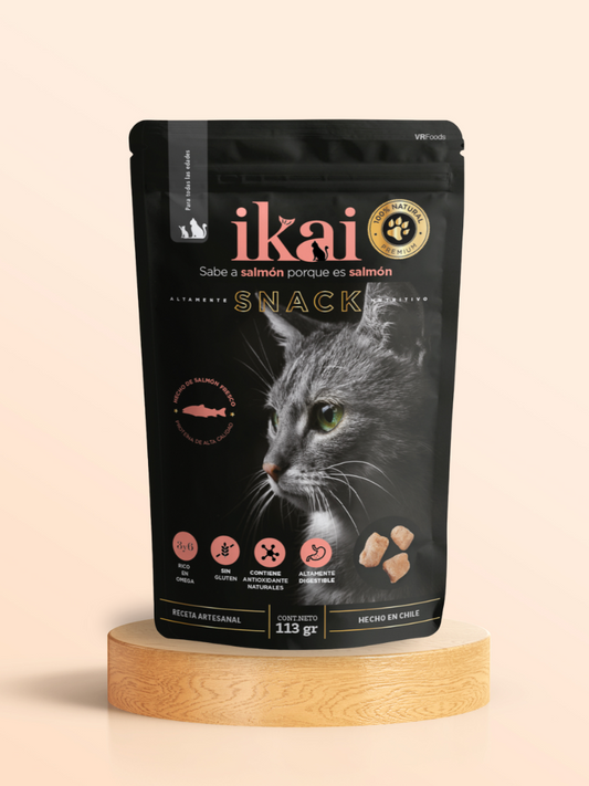 SNACKS horneados de salmón para gatos - 113 gr